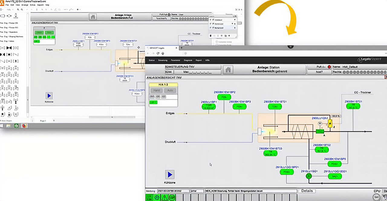 MES-Daten im HMI System visualisieren
